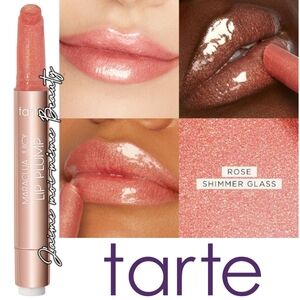 Tarte Maracuja Rose Shimmerglass (HOLO PINK SPARKLE) Juicy Lip Plumping Gloss